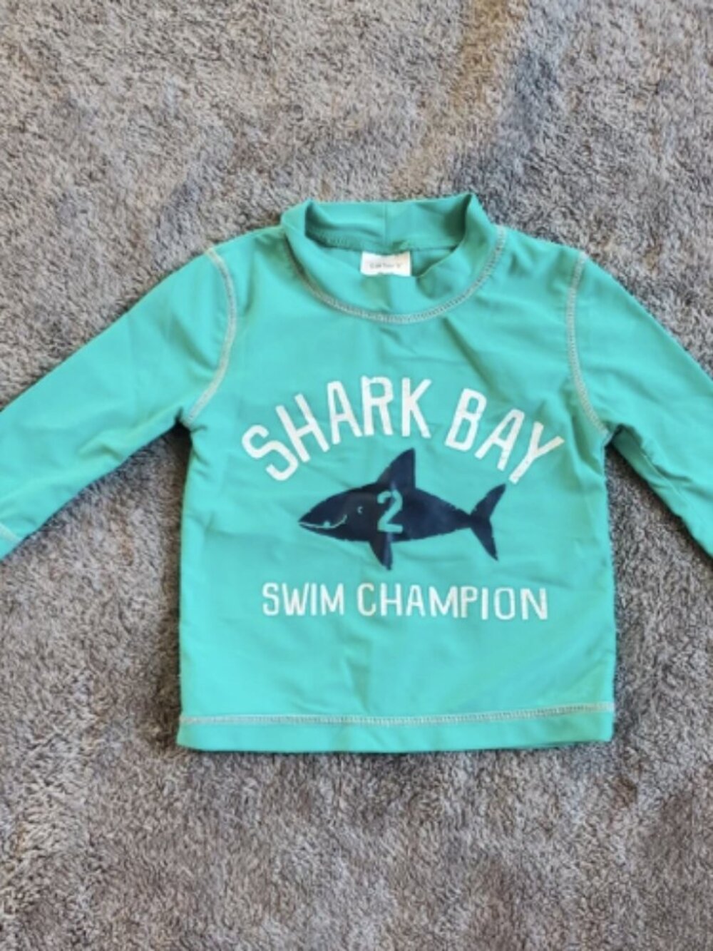 Carter's Baby Boy 3-6M Rashguard Short Sleeves